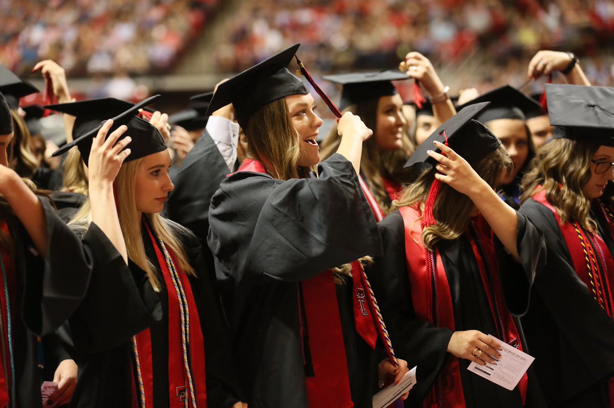 Congratulations to all of our #TexasTech graduates walking the stage today! #TTUGrad #DegreesOfImpact #IAmARedRaider
