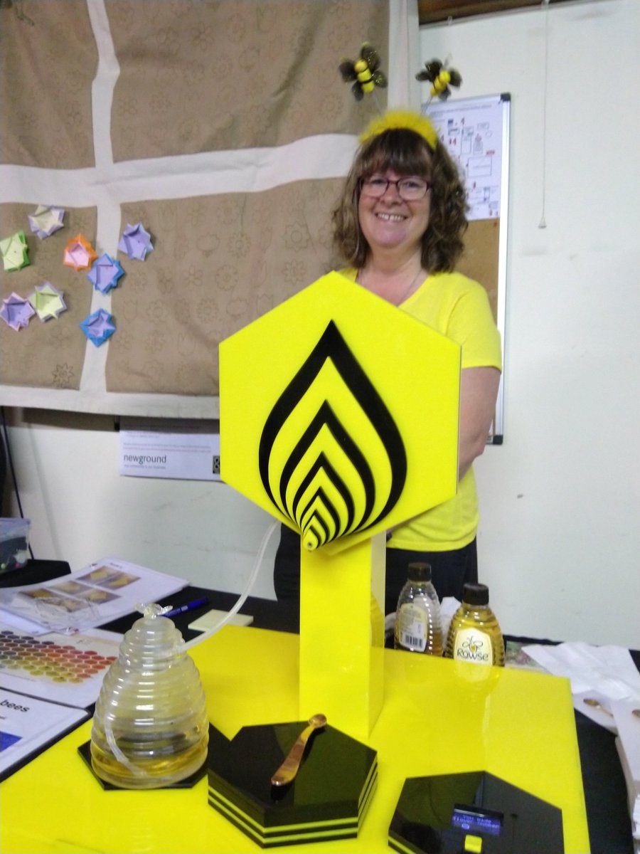 EastLancsBees's tweet photo. The bee spoon went down a treat today at our world bee celebration #bees #WorldBeeDay  #offshoots https://t.co/pxJMt6L1nM