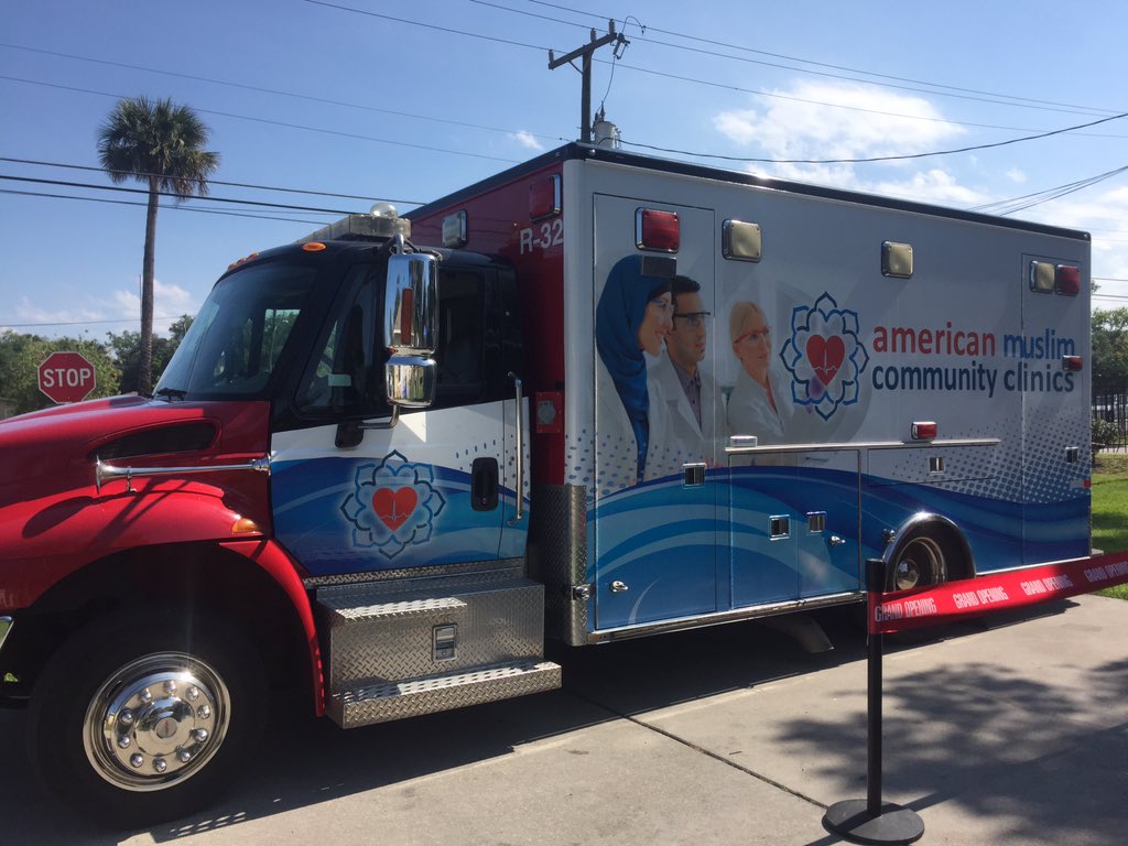 Netphiles's tweet image. Check out the logo on American Musim Community Clinic’s MOBILE CLINIC! 💕👌#netphilescares