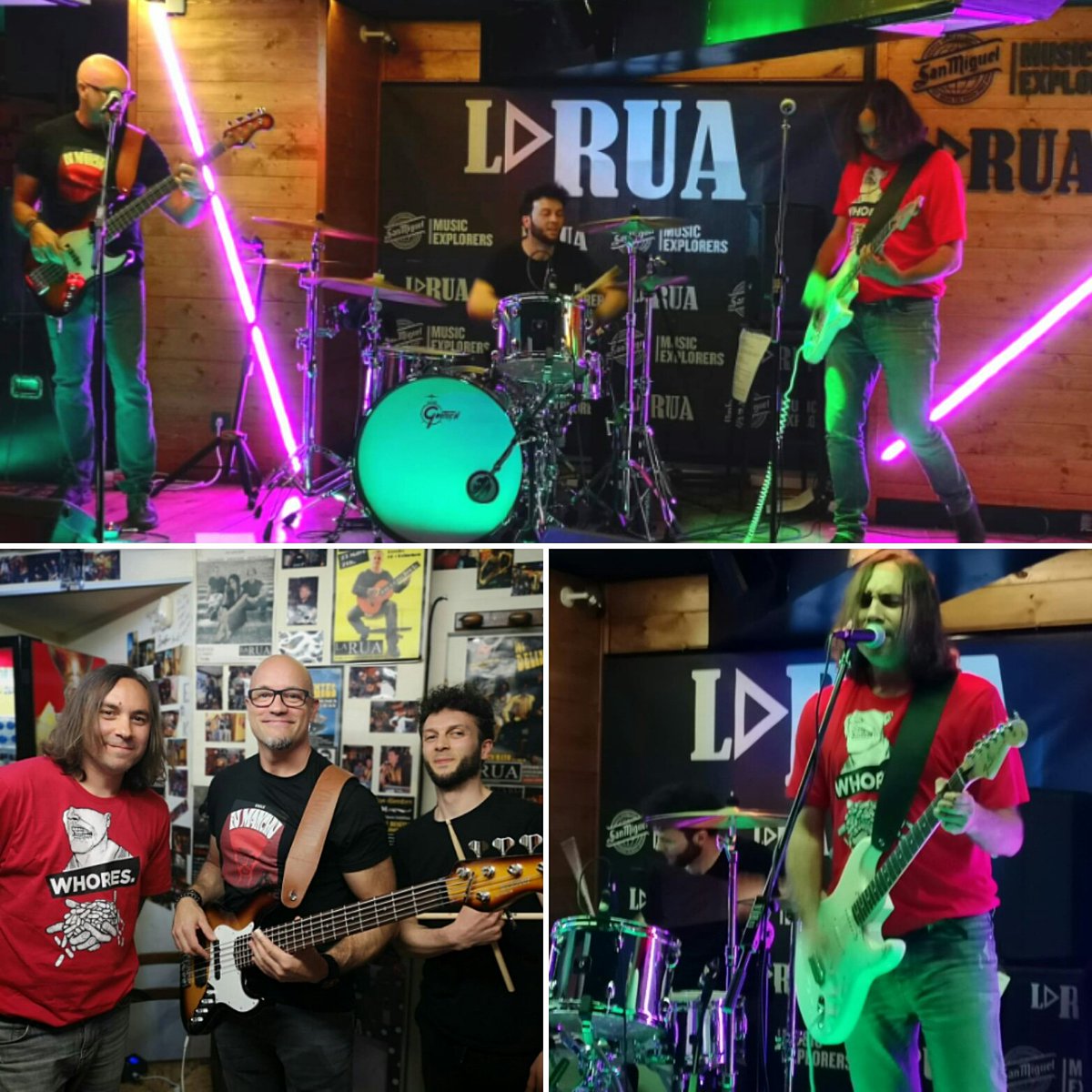 Fotillos del show de anoche en <a href="/laruaburgos/">La Rua Burgos</a>. Gracias a la sala y a la gente que se acercó a vernos 👏👏. Lo pasamos en grande y disfrutamos como enanos 🔥😛🆒