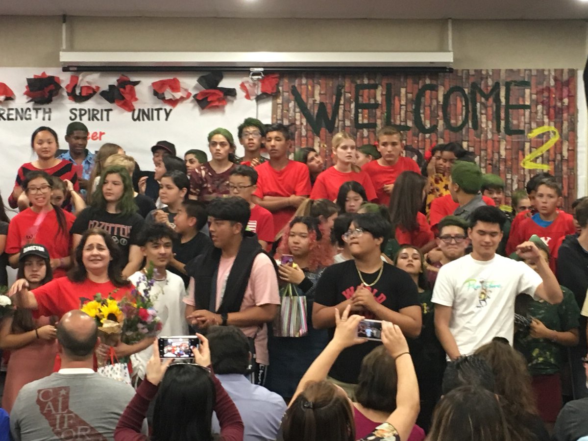 CarrilloShields's tweet photo. So proud of @YbarraAcademy Drama Club's production of 
Z-O-M-B-I-E-S. This year's cast and crew were joined by alumni. Once a Bear always a Bear. @RowlandSchools https://t.co/ixgMLZCKJp