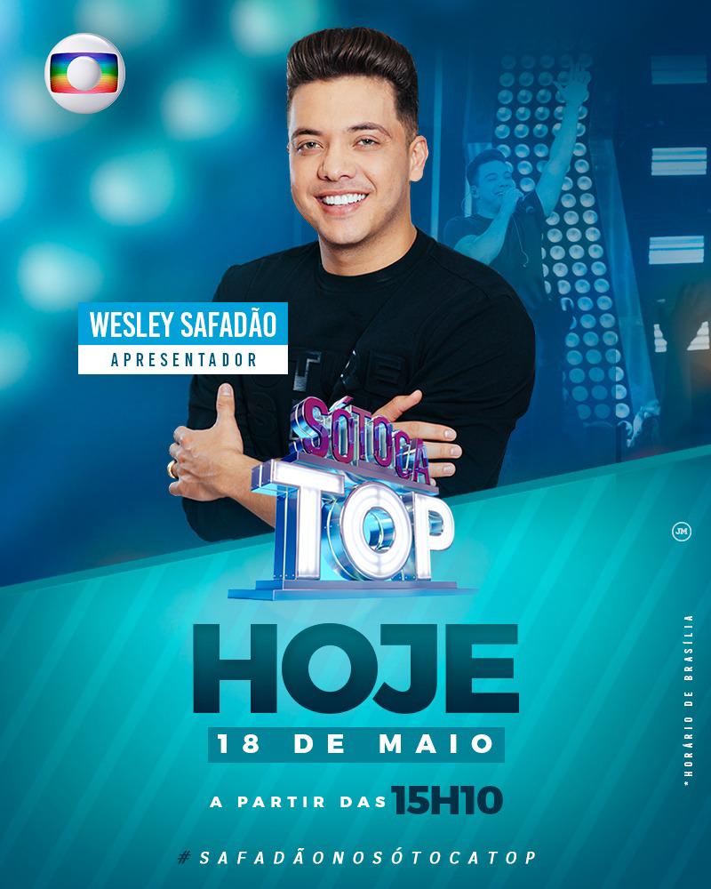fcamormaiorws's tweet photo. Jajá tem o @WesleySafadao na telinha da Globo apresentando o programa @OSoTocaTop 
#SegueOlíder #sotocatop #VaiSafadão #safadaonosotocatop https://t.co/8F88epMPNC