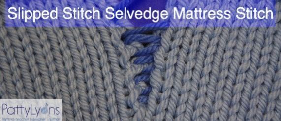 Patty_Lyons's tweet photo. Want to master the mattress stitch selvedge edge? Here is how https://t.co/1D6Cm7cqhx . #knit #PattyLyons https://t.co/gDk2wtc6QO