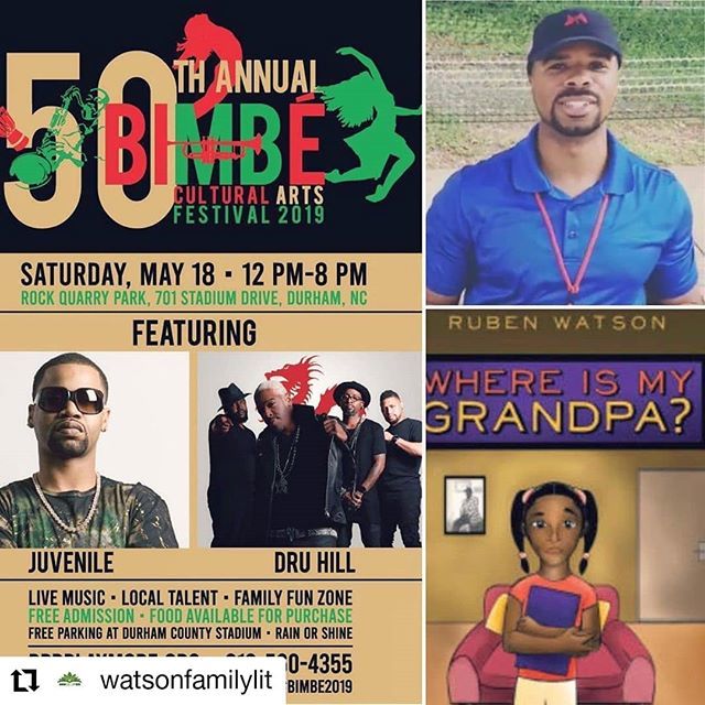 FundoPress's tweet photo. #Repost @watsonfamilylit
• • • • • •
‼️Stop by my booth this weekend‼️at the #Bimbe Cultrual Arts Festival #Durham #raleigh #whereismygrandpa #NorthCarolina #shoplocalnc #Juvenile #DruHill #bullcitystrong https://t.co/zUB4EOZrVN https://t.co/DeXXKdERTf