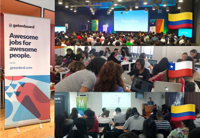 Este fin de semana estamos orgullosos de auspiciar en simultáneo tres increíbles eventos organizados por y para la comunidad tech en Latam:

- <a href="/scaleconfco/">ScaleConf Colombia</a> 🇨🇴
- <a href="/hackgirlschile/">HackGirls Chile</a> 🇨🇱
- @datasciencefem 🇨🇴

Aguante las comunidades tech latinas! 💪