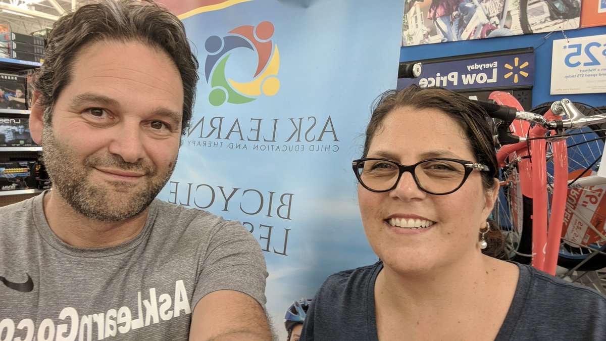 AskLearnGo's tweet photo. #asklearngo is offering free bicycle lessons today Walmart Tallahassee https://t.co/rxrkWRr6Pj
