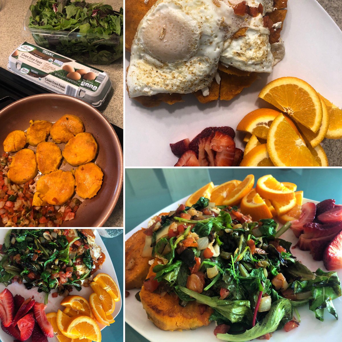 T_O_Wellness's tweet photo. Hard work + Big appetite = Serious brunch #foosfordays
Saturday mornings are pretty intense for my body. There are 2 classes, one (Basics) is an hour, the other (Ashtanga, more intense) is 90 min. Today I participated and led the 90 min Ashtanga class = #seriousbrunching https://t.co/qfScl8n44v