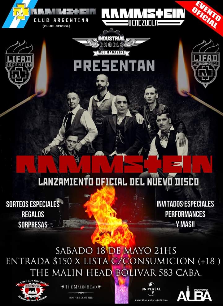 Rammstein_C_Arg's tweet photo. ATENCIÓN

Queridos amigos, les anunciamos que el cupo de asistentes al evento de hoy ha sido alcanzado, así que a partir de este momento la lista queda cerrada con los que ya confirmaron por privado. https://t.co/kmFvWme6mh