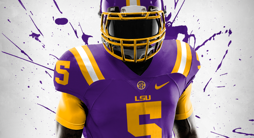 College football color rush uniform concepts