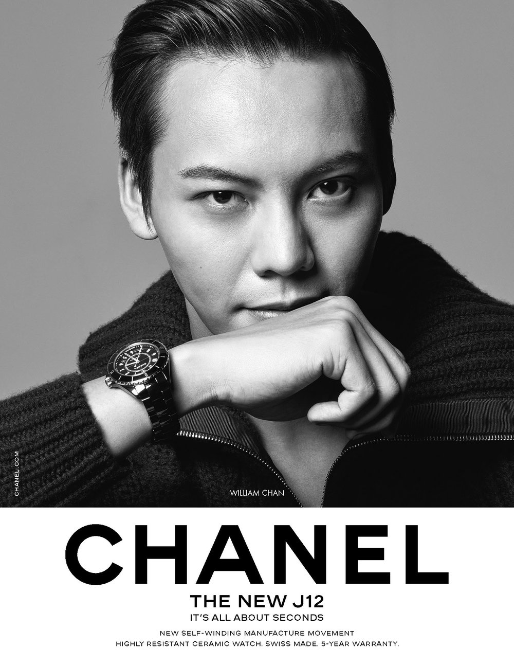 William Chan Fans on Twitter: "William Chan X Chanel J12 It's all  image