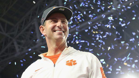 NBCSports's tweet image. Dabo Swinney says he may quit college football if players get paid bit.ly/2WeG29V