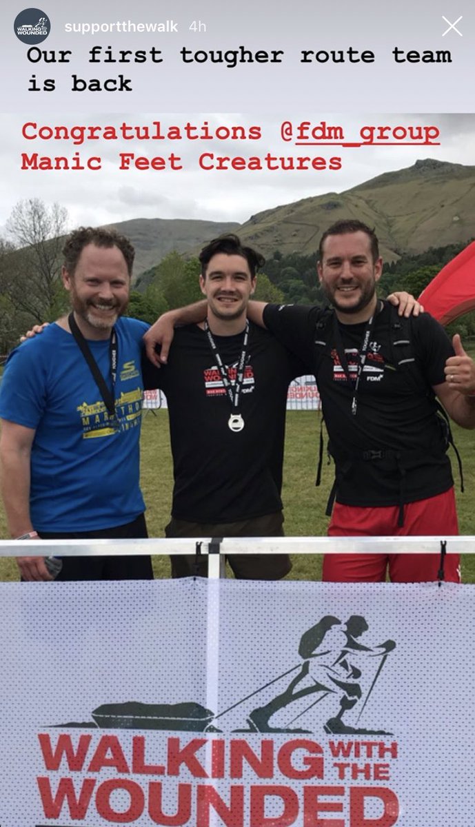 #kudos well done chaps @willeeles @FDMGroup🥇@supportthewalk 👏

#CumbrianChallenge #FDMcareers