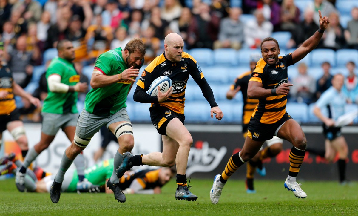 WaspsRugby's tweet photo. FULL-TIME | 🐝Wasps 27-25 Harlequins🃏 https://t.co/Foei4CvHSJ