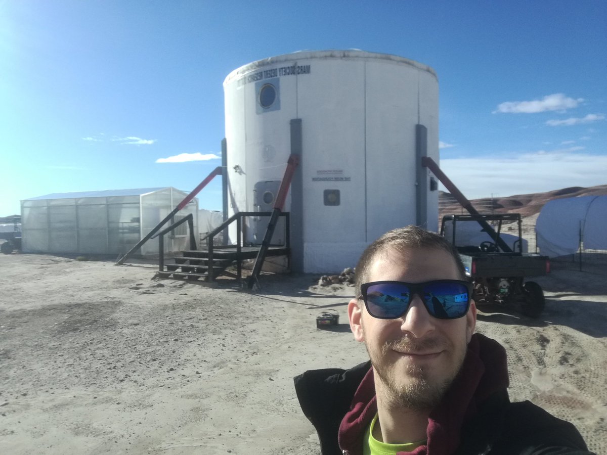 Paul_Lookdown's tweet photo. And that's the end of our LATAM-III mission at #MDRS with @TheMarsSociety! I'm grateful to all the people who made this incredible experience possible! A special thanks goes to @EvefFabre and @ISAE_officiel #AXARF https://t.co/Bk8Wp52Q7u