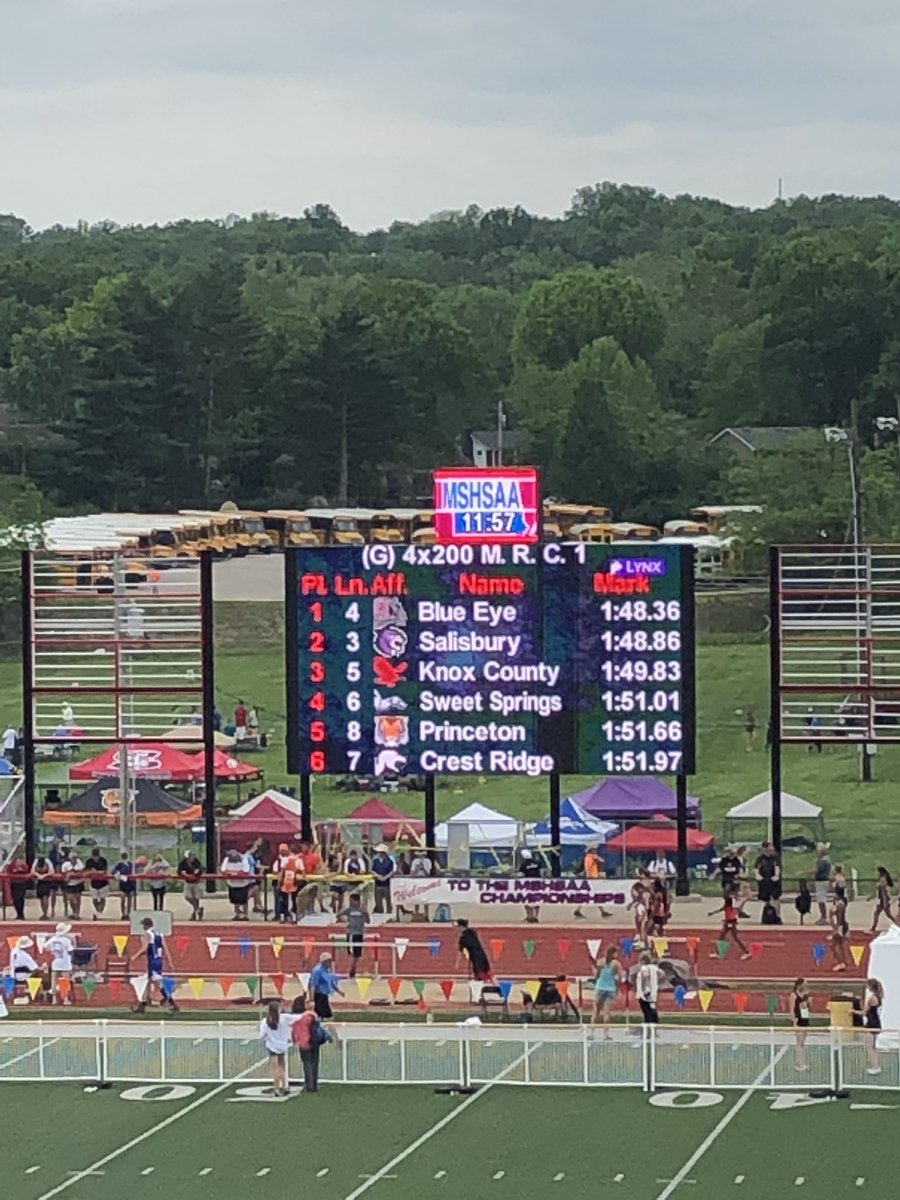 Congratulations girls 4x200 on 2nd place finish...#SHSPantherNation