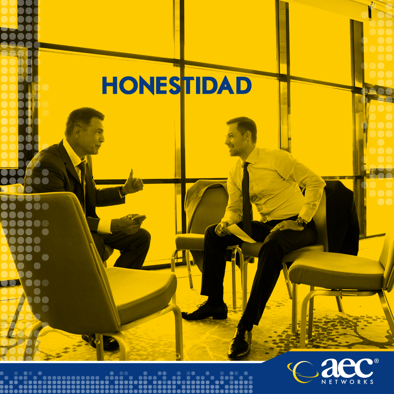 aecnetworks's tweet photo. La honestidad es el valor de decir la verdad, ser decente, razonable y justo.  Así somos en #AECNetworks.  Siempre actuamos de manera justa, recta e íntegra.

#25Aniversario
#AECNetworks
#SuConsultorDeConfianza https://t.co/vV7CReb68v