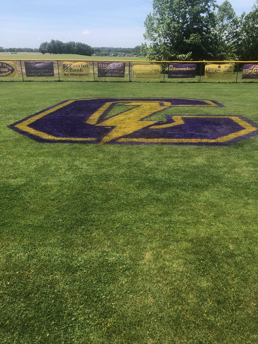 CHSsoftballCov's tweet photo. The ‘C’ has been painted ⚡️⚡️ #chargerpride #alwaysreppin #saddleupsally https://t.co/CrWH85NugM