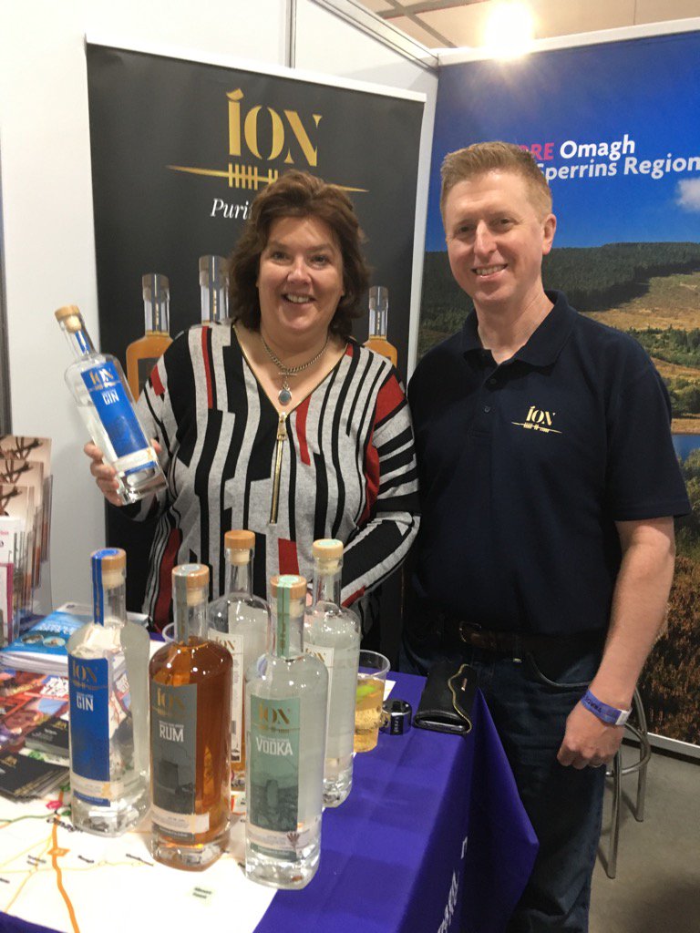 IonNomad's tweet photo. Very happy to welcome a special guest to our stand... New Ion fan @paula_mcintyre! #purityofspirit https://t.co/ztPyPlCoxU