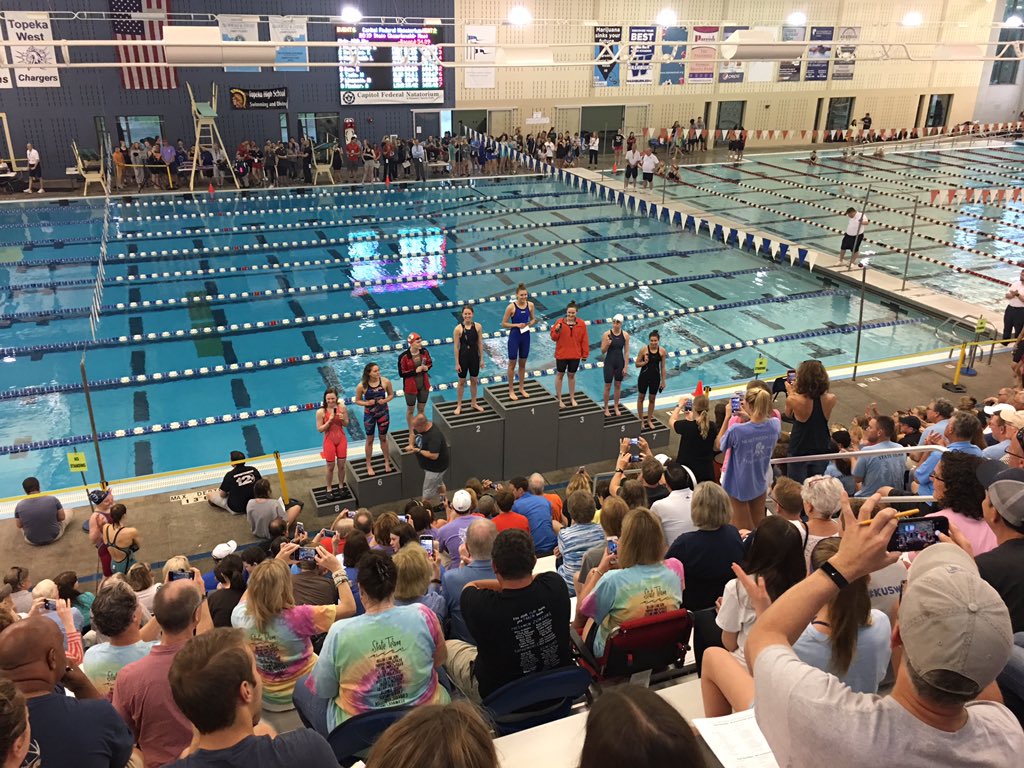 Olivia on the podium in 7th!