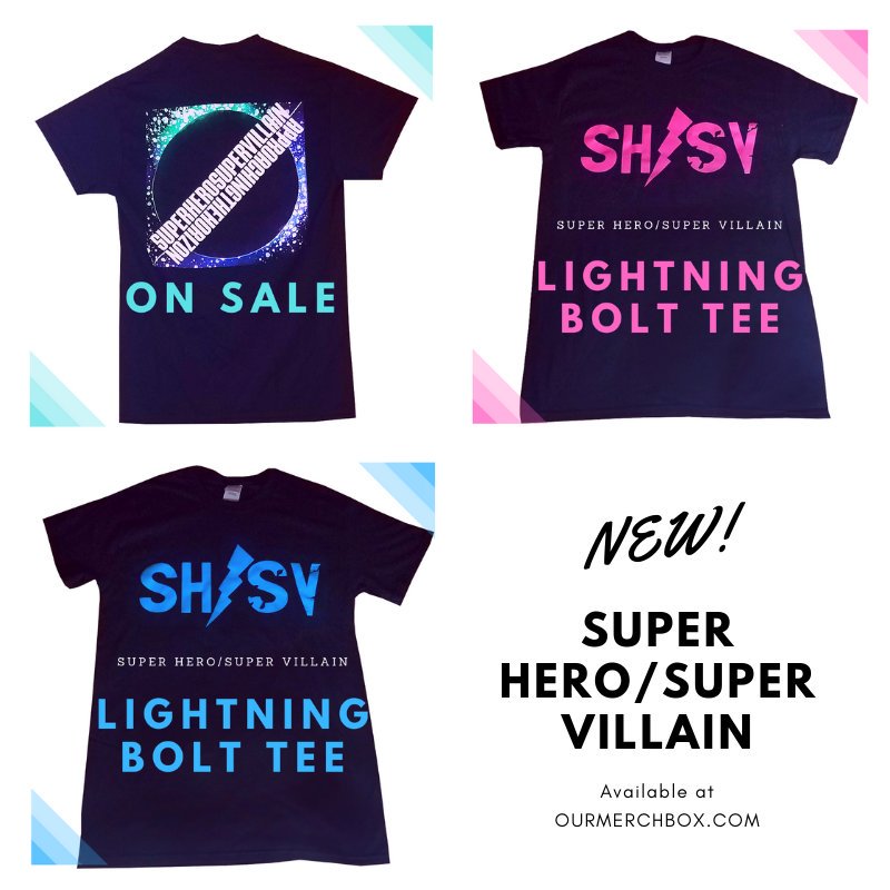 our_merchbox's tweet photo. It's wet out there, stay dry inside while shopping for your
new Lightning Bolt Tee from Super Hero/Super Villain!
Shop @ https://t.co/ounsgNdqtW 

#superherosupervillain #shsv #ourmerchbox #bandmerch #merch #bandtee #lightning #lightningbolt #blue #pink   #superheroes #musicians https://t.co/iylr8Iys3U