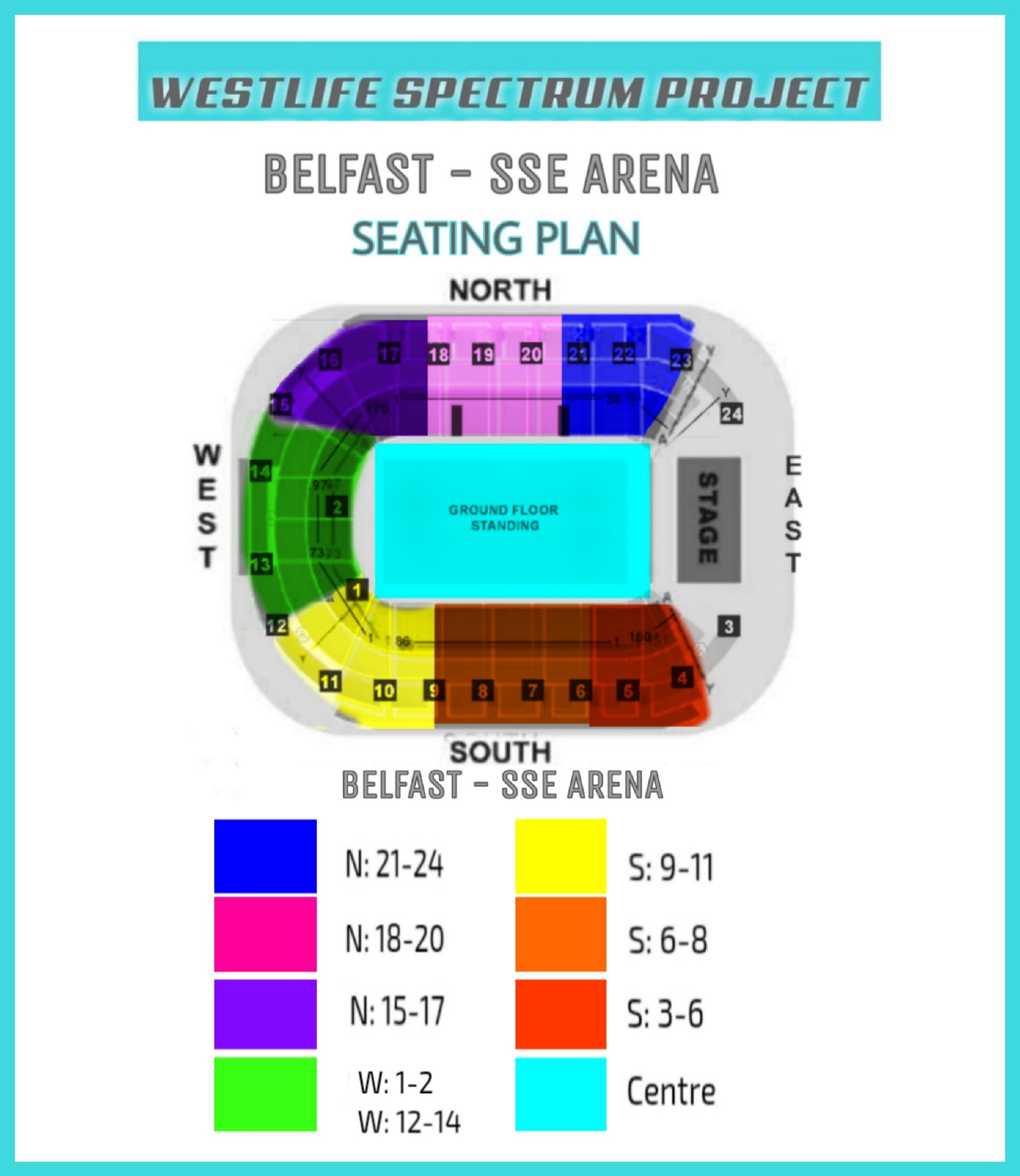 Westlife India Stream Spectrum On Twitter Westlifespectrumproject Sse Arena Belfast Coloured Seating Plan Ssebelfastarena Share Everywhere Westlifetwenty Rt Westlifebelfast Westlife Https T Co Jqjomx9eoy