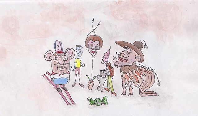 urumasus's tweet photo. My Friends and Me
.
.
.
.
.
.
.
.
.
.
.
.
.
.
#dailyart #artgallery #instaart #painting #weird #artist
 #popsurrealism #kreativ #bildkunst #kunst #arte #contemporary #paintings #artlovers #grotesque #arty #artoftheday #artwork #paintingdaily #artecontemp… https://t.co/aLLuENuDCV https://t.co/X6otC3QTCJ