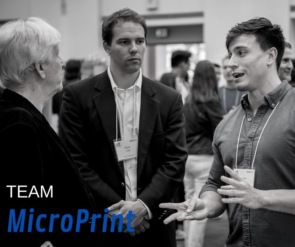ucsb_nvc's tweet photo. Introducing Team MICROPRINT! MicroPrint has developed a highly innovative printing process which will soon enable every device you own to be powered by
Micro LEDs - the future of display technology. Find out more at the #2019NVCfinals on May 29th! https://t.co/42dC1ZyD4E https://t.co/gDPZIM1uPy