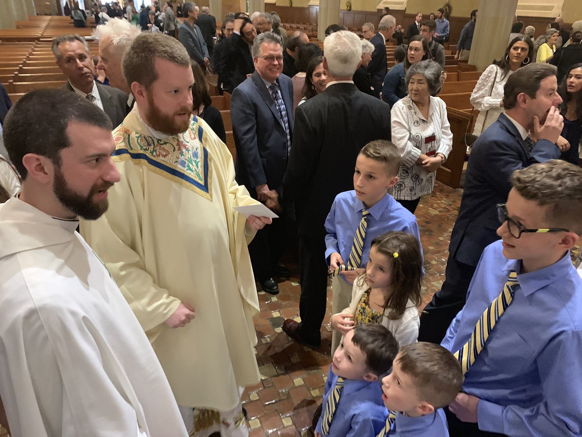 DIOCESEofCLE's tweet photo. Here’s Fr Samide, introducing the new Fr Samide to some of his young parishioners. #CLEOrdination https://t.co/ekmMITtQQ6