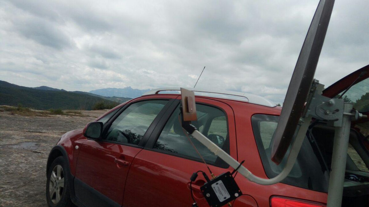 Por fin! Hoy he realizado el primer QSO via #QO100 con Cesar <a href="/ea8cxn/">César Regalado León</a>. Es un poco lío hacer todo el montaje para trabajar en portable. Pero da un gustito cuando haces ese primer QSO...