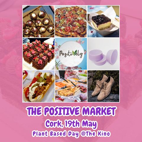 The Positive Market is coming to Cork tomorrow! Their brilliant all vegan market event, taking place in Kino on Washington St,  id loaded with wonderful plant- based pizza, waffles and handmade chocolates and lovely crafts such as sustainable kids clothing #vegan #corkevents