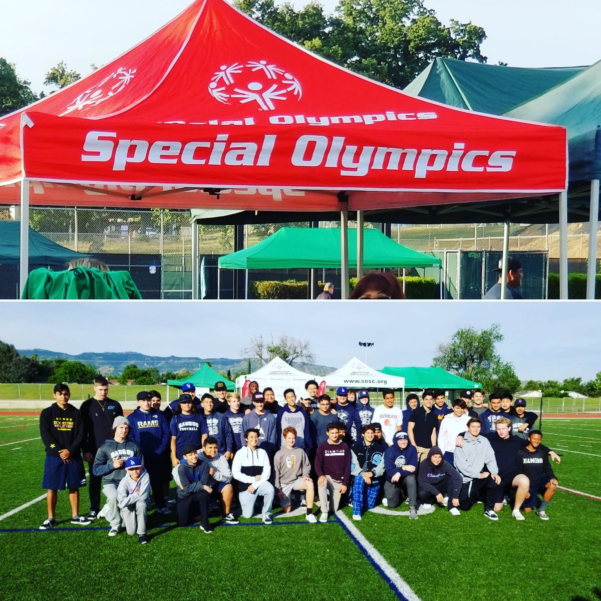 It was an honor to serve our community this morning with the Special Olympics set up! Go Saugus!
