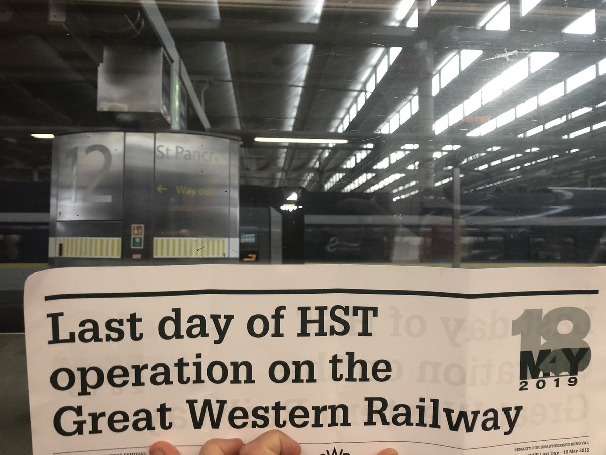 JJRGarner's tweet photo. Farewell, dear old friends! #FarewellHST #HSTFarewell #HST40 #InterCity125 https://t.co/n6Uzms22jv