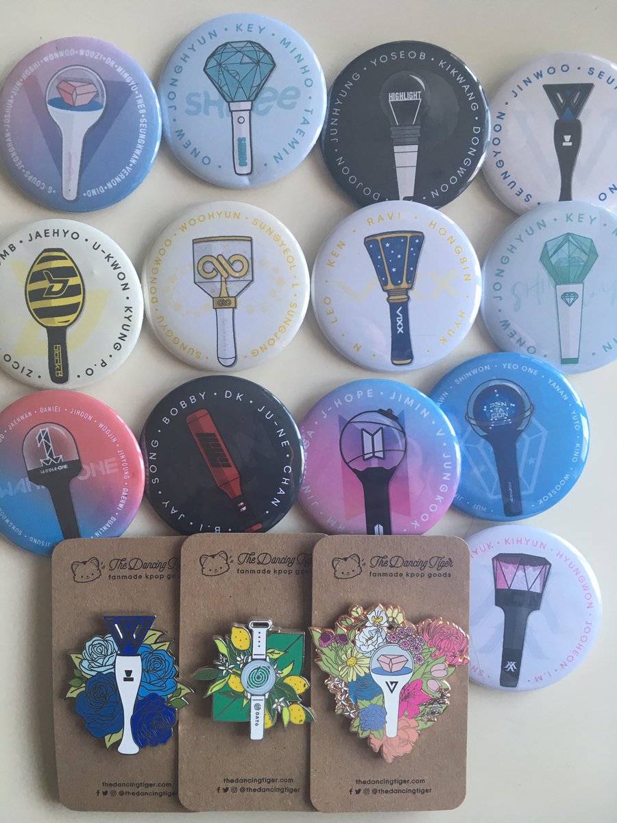 denmarkien's tweet image. Thank you for the beautiful pins and badges @TheDancingTiger 🤩 Sadly I was too excited to open the package, so I sliced through the plastic on the Monsta X badge..🤦‍♀️ oh well.. sure it won’t be the last time I order from you so will have to replace it at some point #MultiProblems