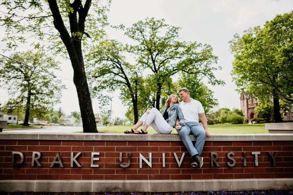 DrakeVolleyball's tweet photo. HUGE congratulations to our very own @Sara_Jensen2 on her engagement!! We are so happy for you &amp; Z! 🏐🏈💙 https://t.co/auj3jVZcmf
