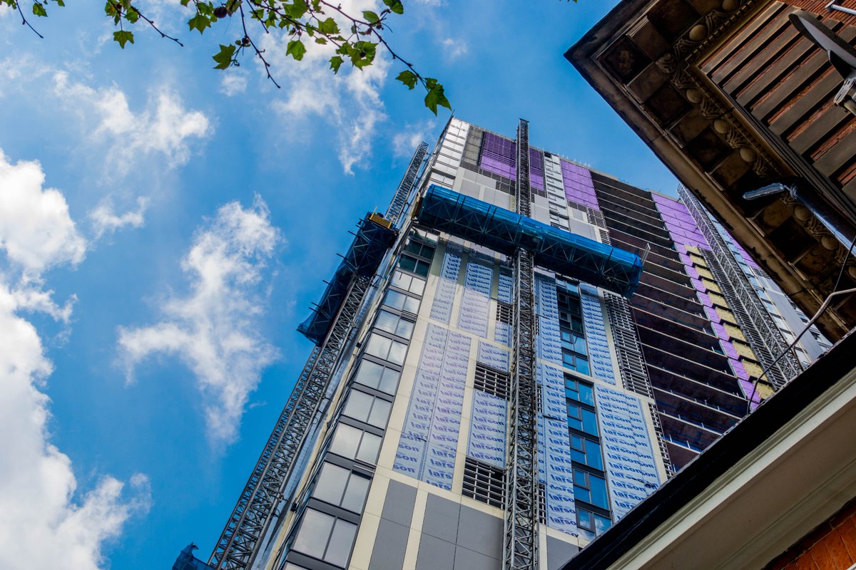 BuildsWeAre's tweet photo. Last week we were invited up this baby - great day with @GtrBhamDev @WatesGroup & #RegalPropertyGroup on top of the 33 storey Bank II residential building on Broad Street in Birmingham - thanks guys! Great addition to #SkyHighBirmingham #BirminghamPassion with #BirminghamWeAre https://t.co/bmMds8Frlj