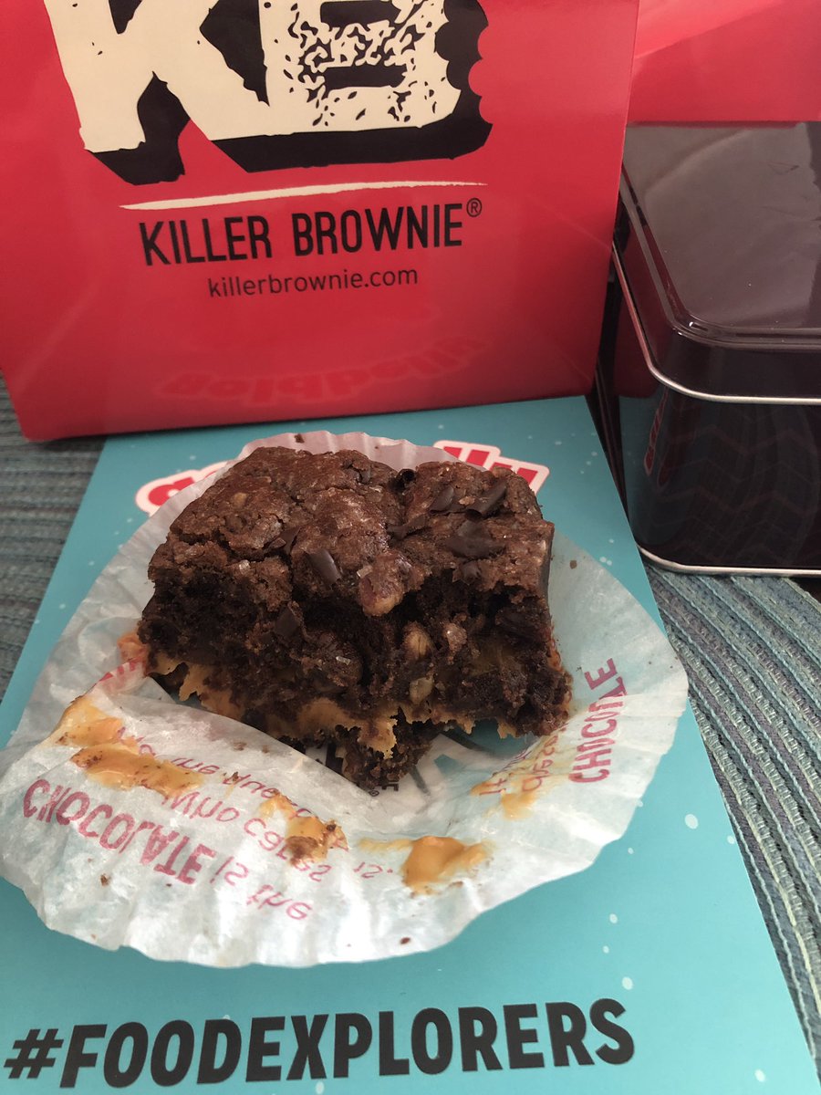 I’m hooked. Wonder what I should order next from @goldbelly? #FoodExplorers @Killerbrownie