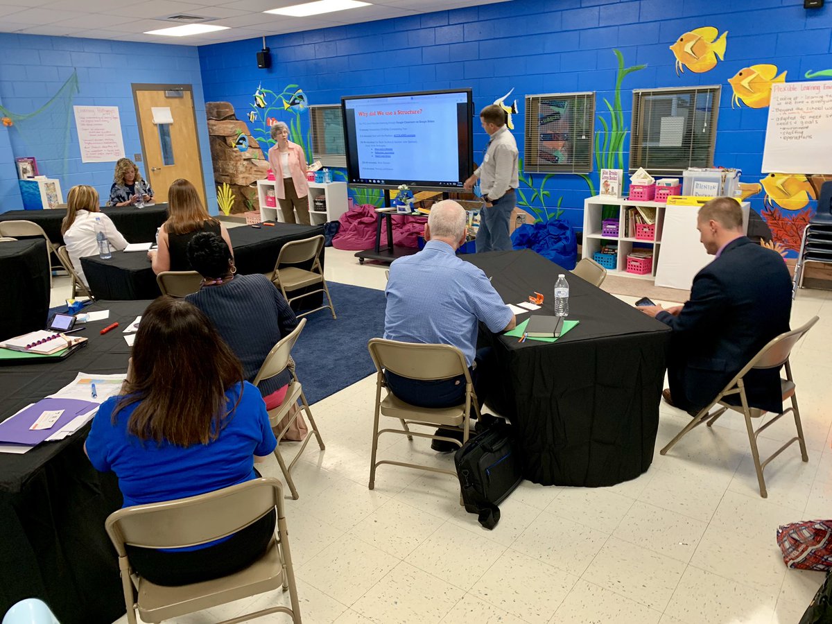 SCpersonalized's tweet photo. All aboard the “Personalized Learning Train”. First in line to get on this track...outstanding presentation &amp; resources shared by this team! “We wanted our PD to model what we hope to see being used w/ Ss: We offered choice and voice!” @SCpersonalized @MackHite #PersonalizeSC https://t.co/2QsWJvESeU