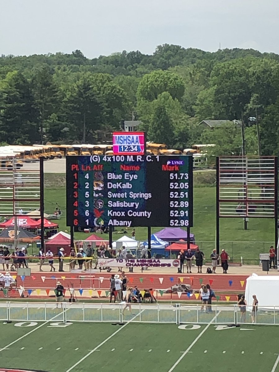Congratulations girls 4x100 team  on fourth place finish...#SHSPantherNation