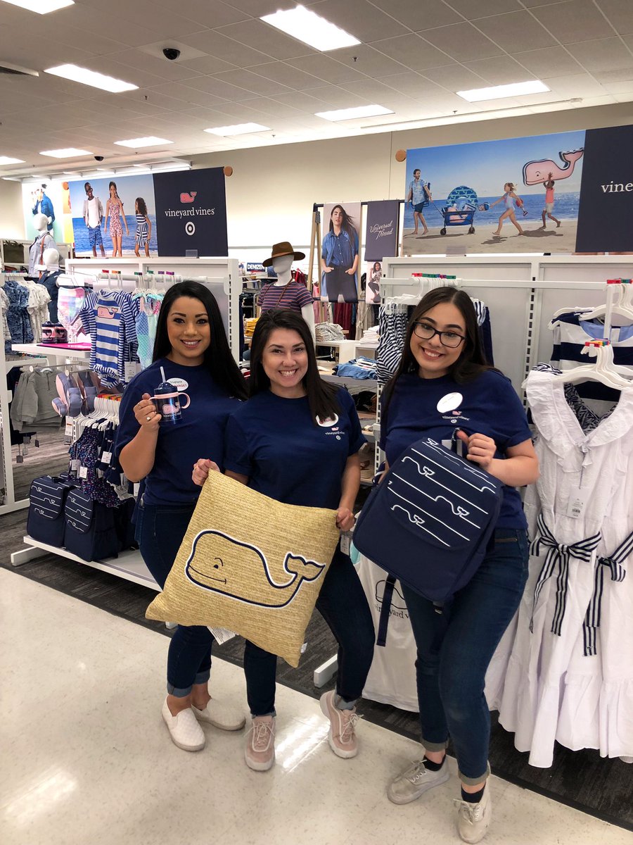 Vineyard Vines sailing into Target today. Did you say basket building, sale saving, line busting &amp; impressed guests? Because T1417 is rocking this launch!  <a href="/salamlazkani/">salamlazkani</a> #VineyardVines #StyleConsultantsStyling #BiggerBasketsAreBetter #GuestsAreObsessed #SoAreWe