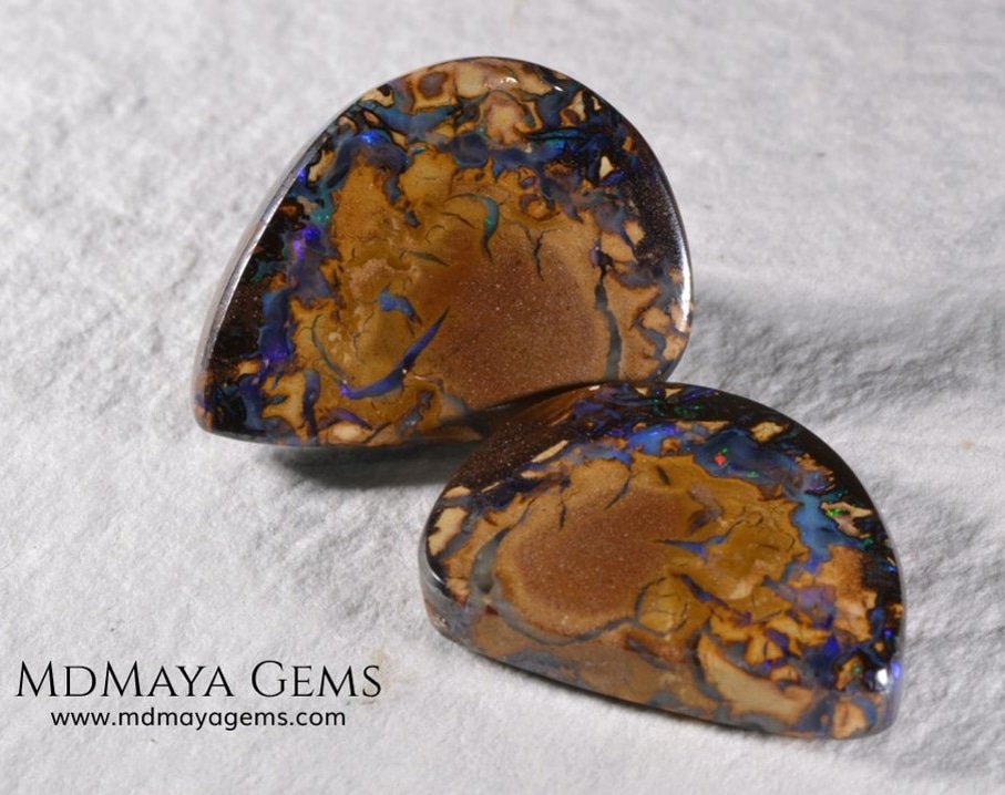 mdmayagems's tweet photo. #AustralianOpal 24.03 ct
Beautiful #pair of #untreated #boulderopals, you can see small veins of precious opal of bluish and green #color, resembling a #landscape of the shore of a sea with its waves, amazing #pattern
#Perfect for your #bespokejewelry 
https://t.co/cv1UCUUoaO https://t.co/XzRDWdnULN