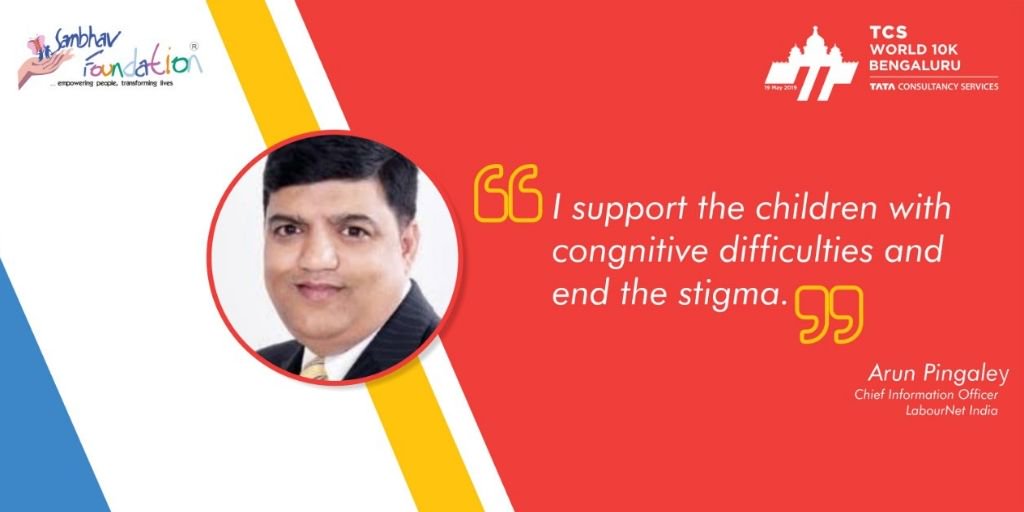 sambhavforindia's tweet photo. Join @aripingaley to support the #ChampionsWithDisability and run with #pride at @TCSWorld10K. #TeamLabourNet is standing tall as a pillar of strength to break the stigma associated with the #DifferentlyAbled people.
#RunForSambhav #ISupportSambhav #feelthepride #TCSW10K https://t.co/Yufw3z7QJV