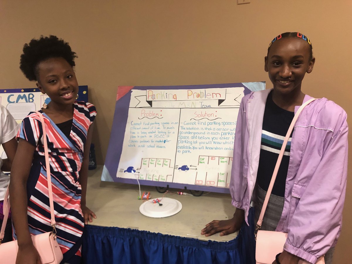 yj_snow's tweet photo. Innovate @pgcc Youth apply smart technologies to solve real world problems!!! Can you say parking!!! Yes!!!! @pgccnews @pgccpres https://t.co/W2ZoyofEtj