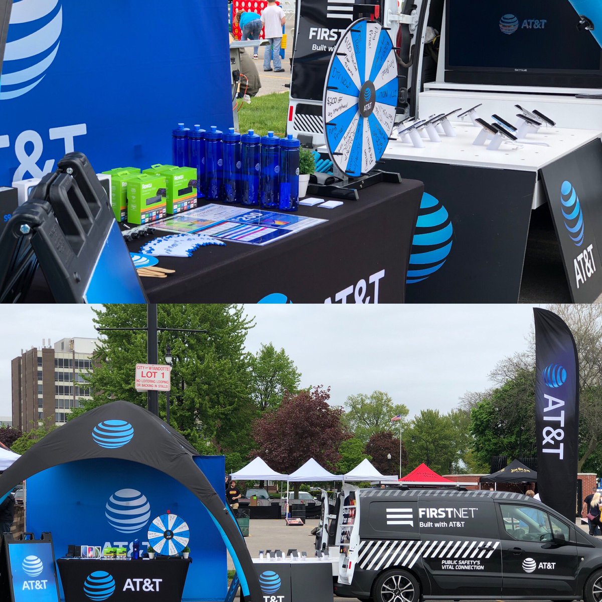 Time to start swingin hard and heavy at the Swiggin Pig BBQ!! Time to rock it out!! 🌐 <a href="/Samer_Kawash/">Samer Kawash</a> @OliviaLeGLM <a href="/shawnglinski/">Shawn Glinski</a> <a href="/GreaterLakesMkt/">Greater Lakes Market 🌊</a> <a href="/gigem96r/">Ray Aguirre</a> #PaintCentralBlue #WeAreGLM
#rtgparty #at&amp;tReady2go