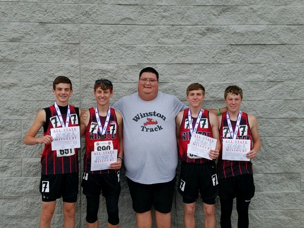 WinstonSchools's tweet photo. These men represented Winston well today. Congratulations! https://t.co/7RRrnikCgu
