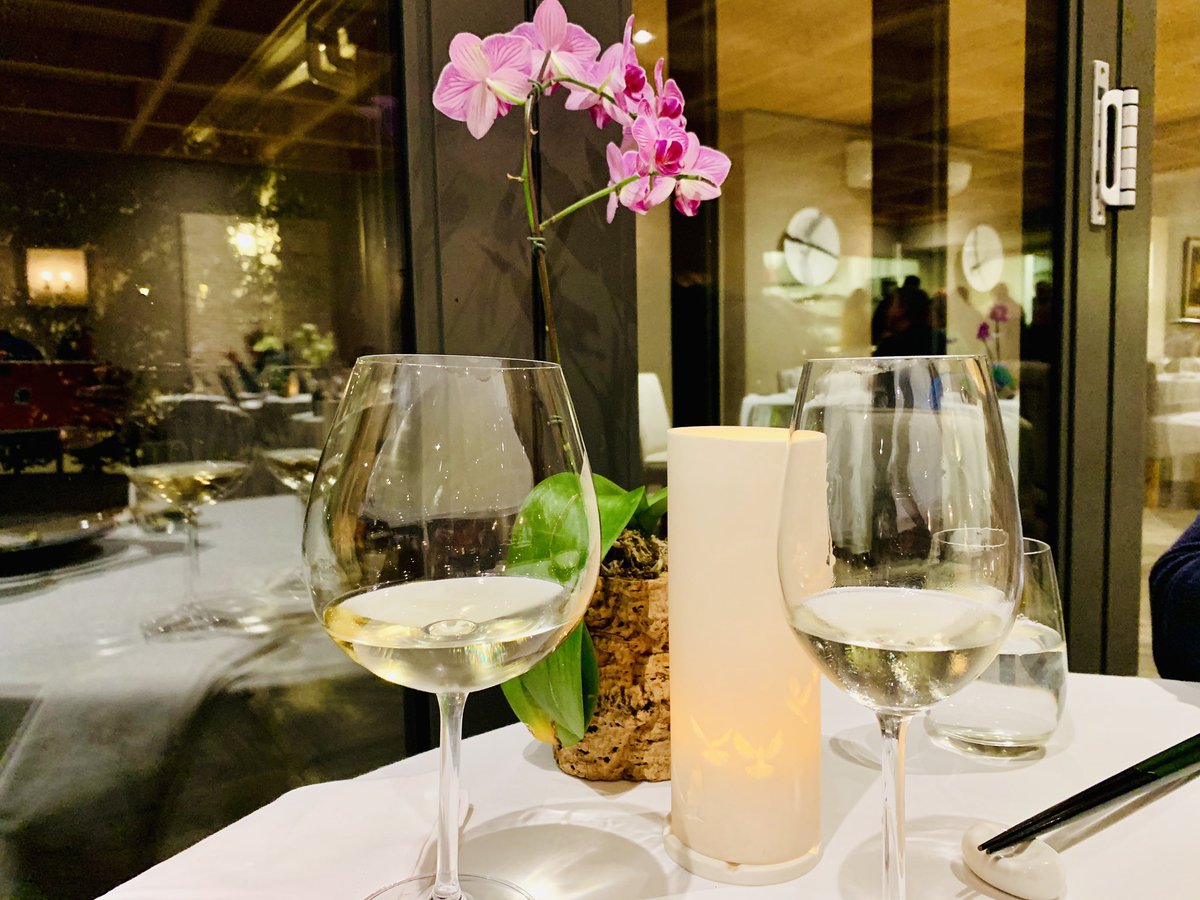 Franschoek fine Dining! So in love 🥰 <a href="/ekowduker/">Ekow</a> author extraordinaire treats his wife <a href="/RadBrie/">Bridget Radebe</a> to the finest Franschoek has to offer. #lepetitcolombe, #lequartierfrancais! I am a spoilt wyfie 🥰🥰🥰 #FLF2019