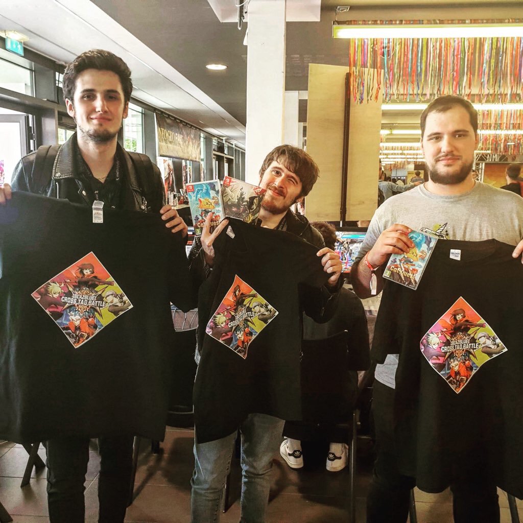 There’s prizes to be won if you come by the PQube corner at #Stunfest all weekend! Make sure to ask the staff for tournament times and to check out #BBTAG new characters, #KILLlaKILLgame and #GuiltyGear20th !