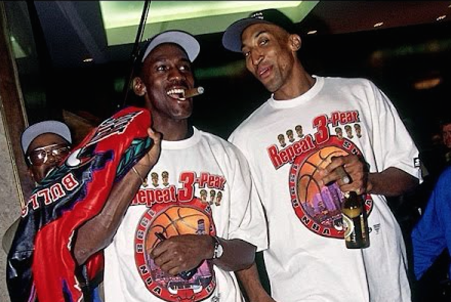 Instead of a 4-peat, the Bulls lost, Krause alienated Pip and Horace, Grant left, the ‘95 team fell apart, the MLBPA strike sent MJ to hoops, the Magic eliminated the Bulls, the Bulls signed Rodman, Pippen embraced his #2 spot again, and the Bulls rolled out three more titles.