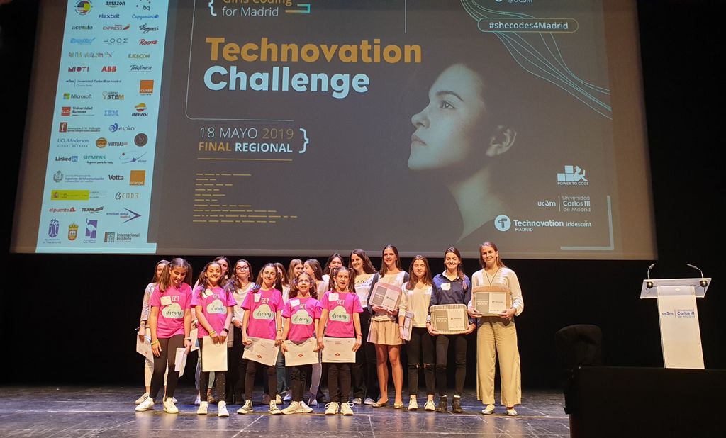 TechnovationMad's tweet photo. Ya tenemos a nuestro segundo grupo de ganadoras de la Final Regional.
Enhorabuena a todas chicas!
#shecodes4Madrid https://t.co/CVuaaJcLVL