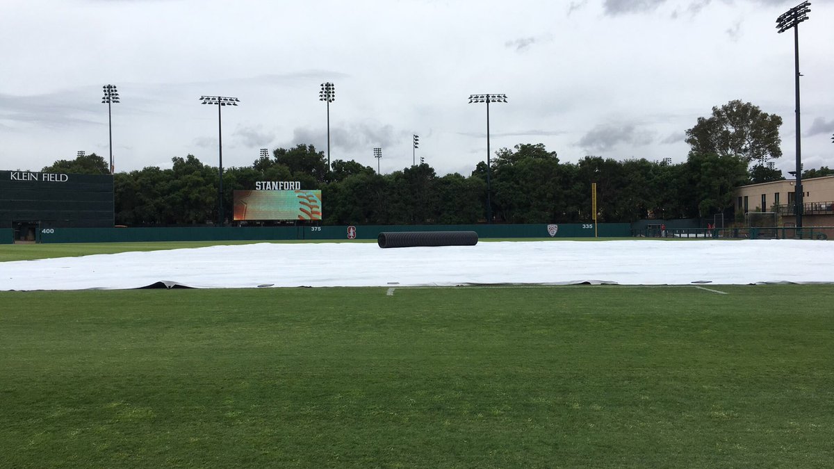 If you’re just seeing this, we are rained out today. We will play one game tomorrow at 12 p.m. #GoBeavs