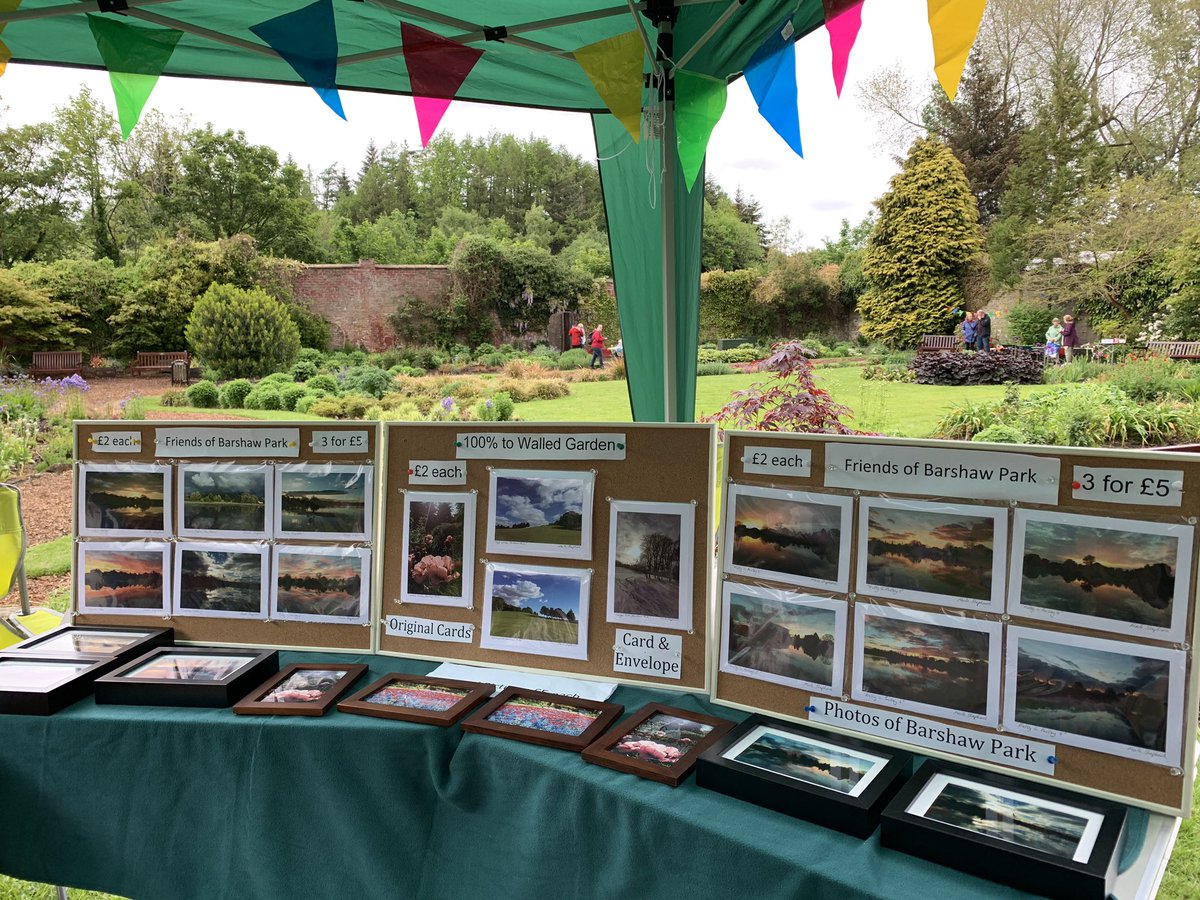 shephard_mark's tweet photo. I raised Β£65 today for the Walled Peace Garden, Barshaw Park selling my photo cards at the fabulous Open Day. πβ€οΈ #Paisleyis #FriendsofBarshawPark #Paisley @Friendsofbarsh1 https://t.co/SuscuglPWy